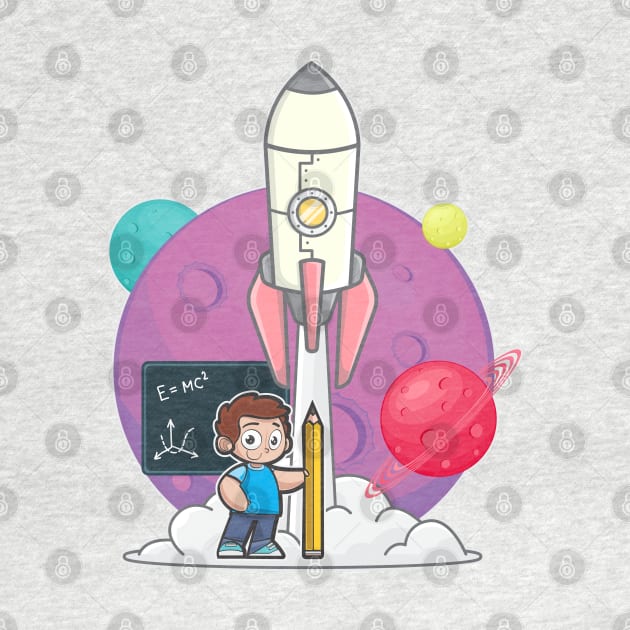 Little rocket scientist by FunawayHit